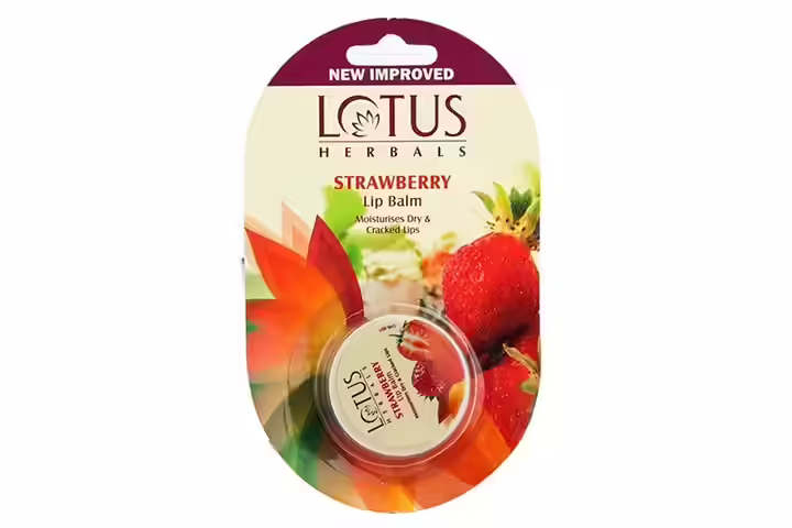 Lotus Herbals Lip Balm - Strawberry 5g