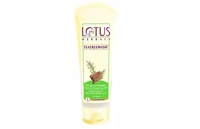Lotus TEATREEWASH Tea Tree & Cinnamon Anti-Acne Oil Control Face Wash