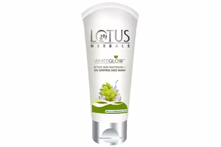 Lotus Herbals WhiteGlow Active Skin Whitening and Oil Control Facewash