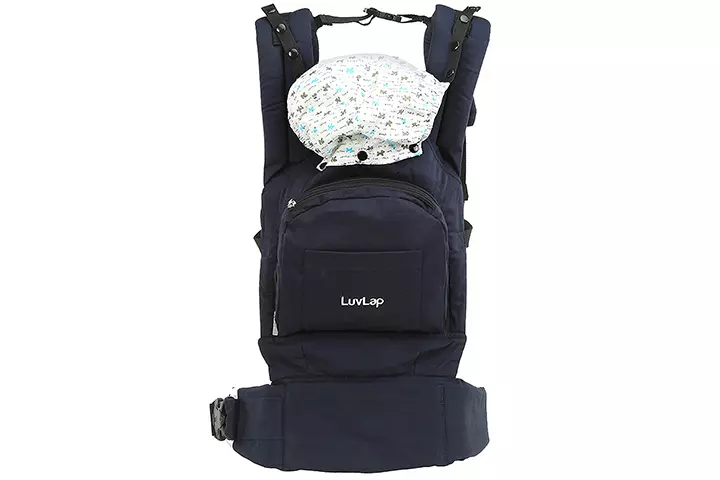 Luvlap Elite Baby Carrier (Navy Blue)