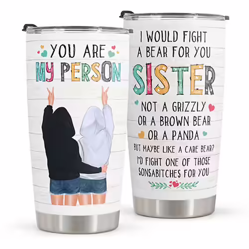 Macorner Sister Stainless Steel Tumbler