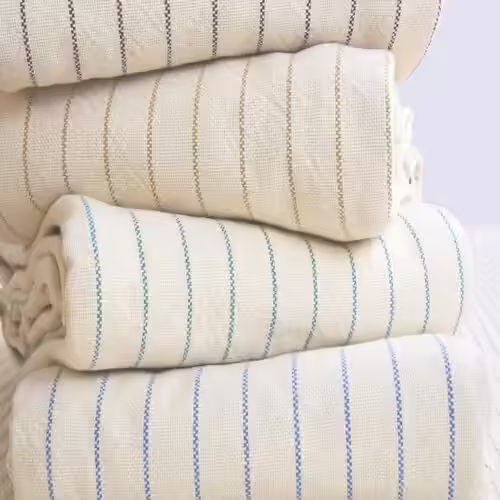 Maine Heritage Weavers Cotton Blanket