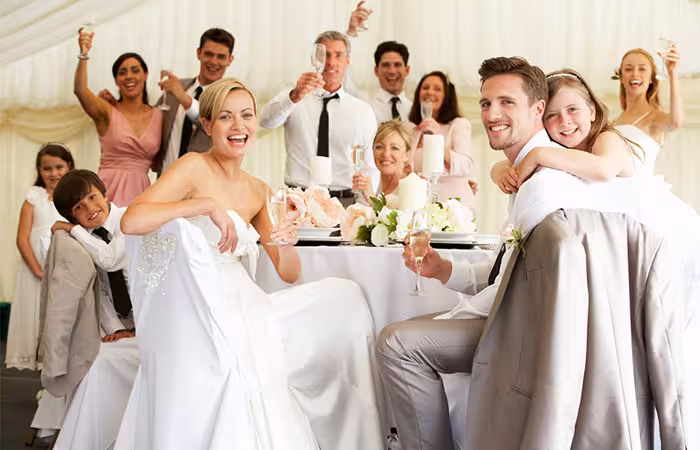 Maintaining the dress code is an important wedding etiquette rule Maintaining the dress code is an important wedding etiquette rule