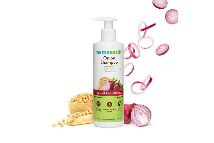 Mamaearth Onion Shampoo For Hair Fall Control