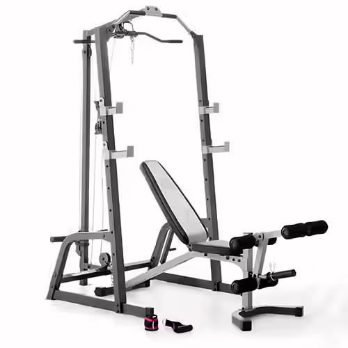 Marcy Pro Deluxe Cage System With Weightlifting Bench