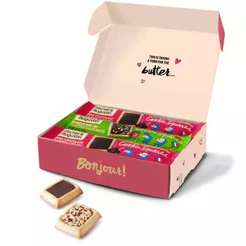 Michel et Augustin Cookie Squares Gift Basket