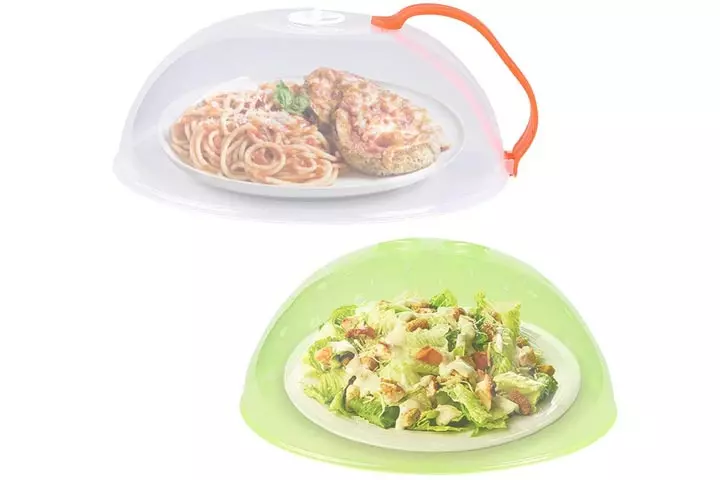 Microwave Plate Cover, Anti-Splatter Plate Lid with Steam Vents