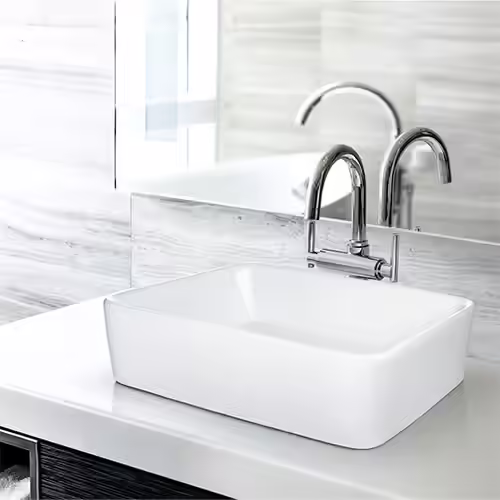 Miligore Rectangular Vessel Sink