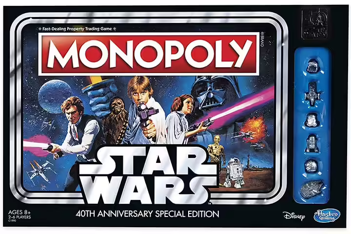 Monopoly Game Star Wars 40th Anniversary Special Edition