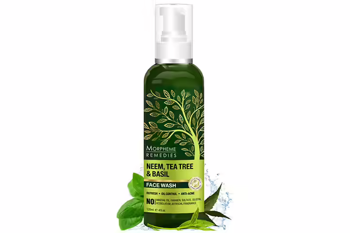 Morpheme Remedies Neem, Tea Tree And Basil Facewash