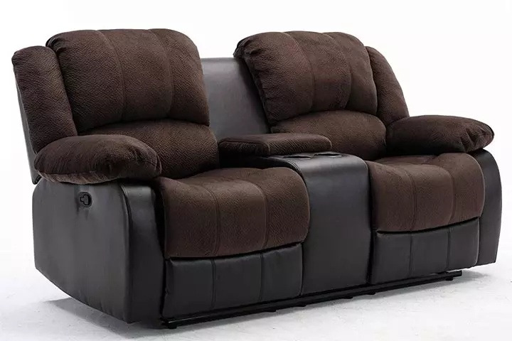 NHI Express Aiden Motion 2 Seater Reclining LoveSeat - Peat