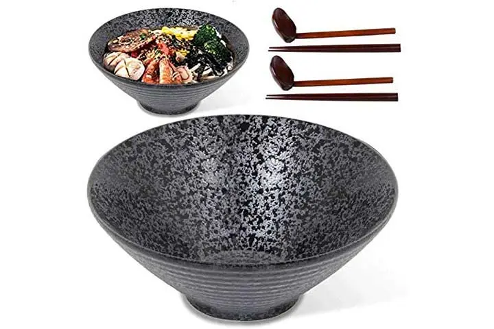 NJCharms Japanese Ramen Noodle Soup Bowl