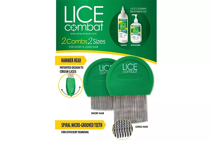 Natulab USA 2 Pack Metal Lice