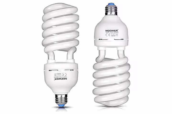 Neewer 45 Watt Spiral CFL Daylight Balanced Light Bulb