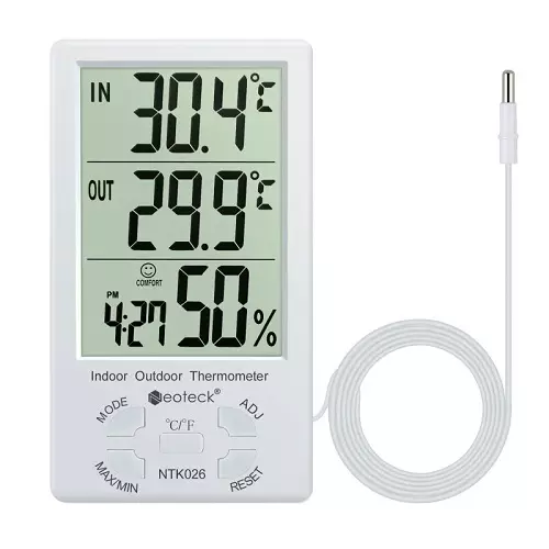 Neoteck 2-In-1 Indoor Outdoor Thermometer