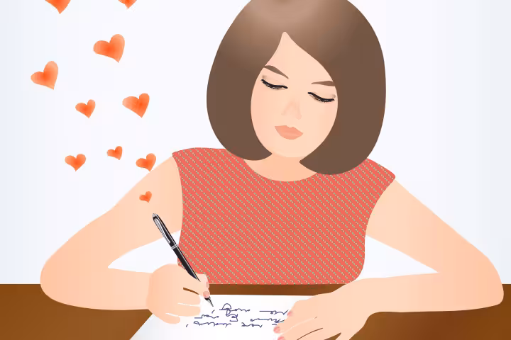 Never have I ever written a love letter to someone