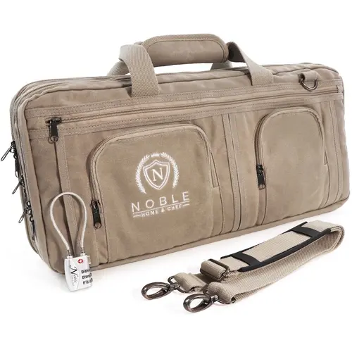 Noble Home & Chef Waxed Canvas Chef Knife Bag