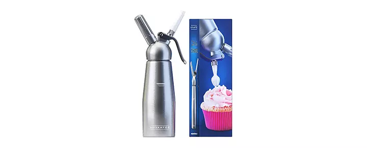 Nuvantee 1-Pint Aluminium Whipped Cream Whipper