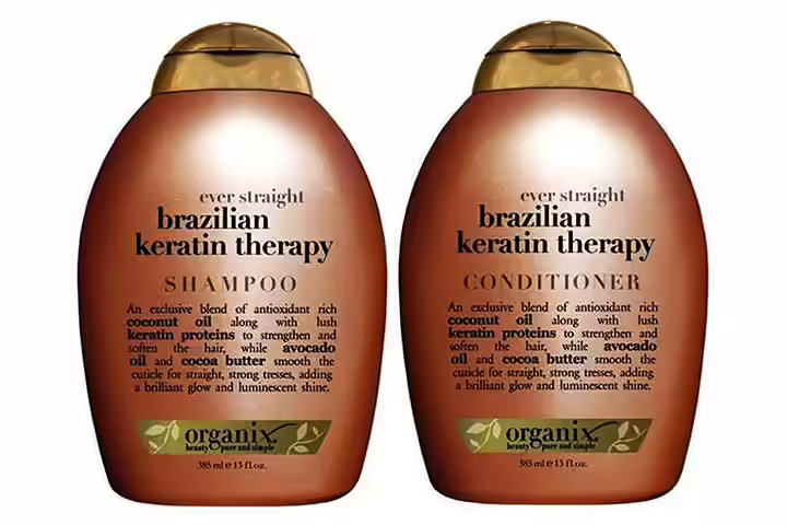 OGX Ever Straightening Brazilian Keratin Therapy Shampoo & Conditioner Combo