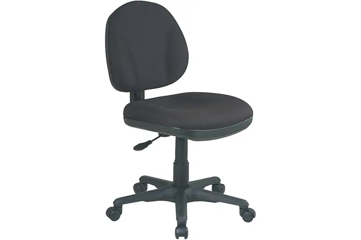 Office Star Sculptured Armless Chair