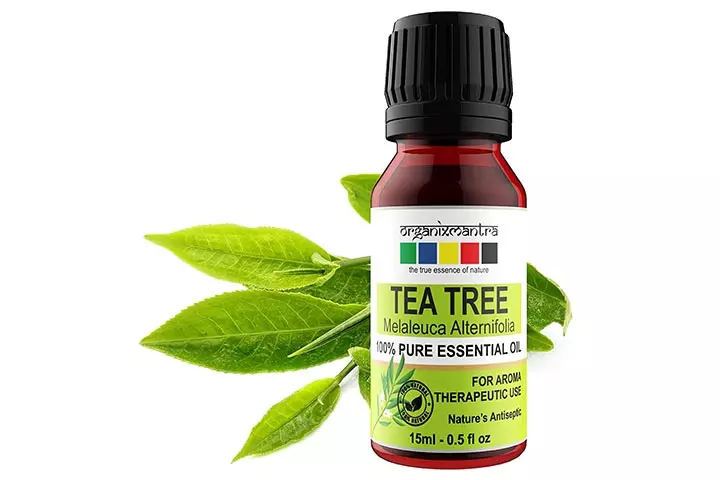 Organix Mantra Tea Tree Essential Oil For Skin, Hair, Face, And Acne Care