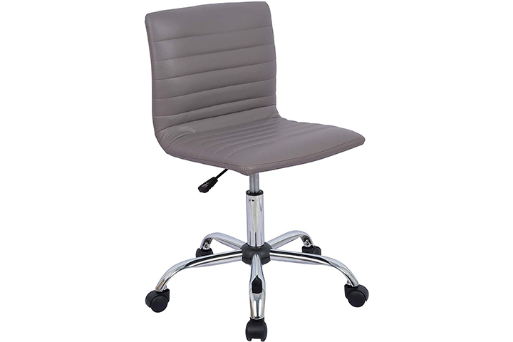 Orveay Low Back Armless Home Office Chair