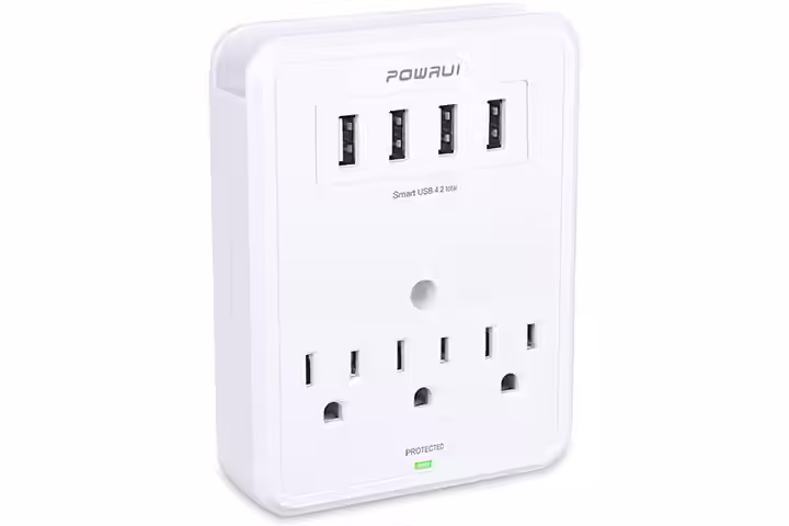 POWRUI USB Wall Outlet Adapter