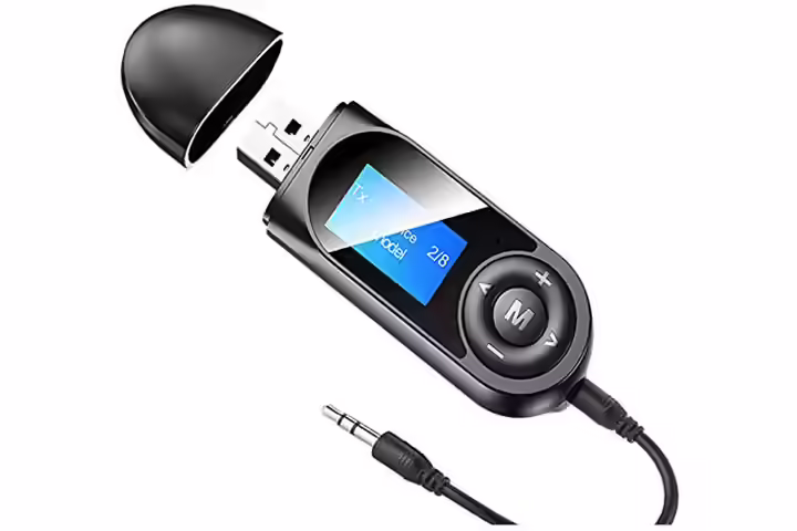 Pagaria 2-in-1 LCD Display Bluetooth 5.0 Transmitter Receiver