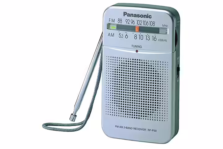 Panasonic FM Radio Speaker Pocket Player - RF-50D