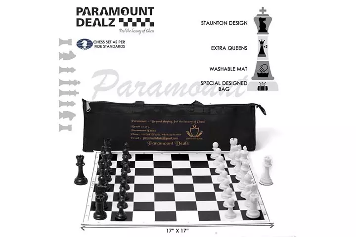 Paramount Professional Vinyl Chess Set