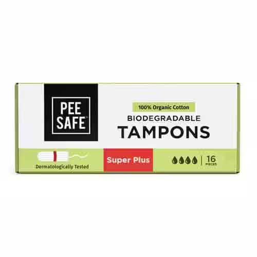 Pee Safe Organic Cotton Tampons