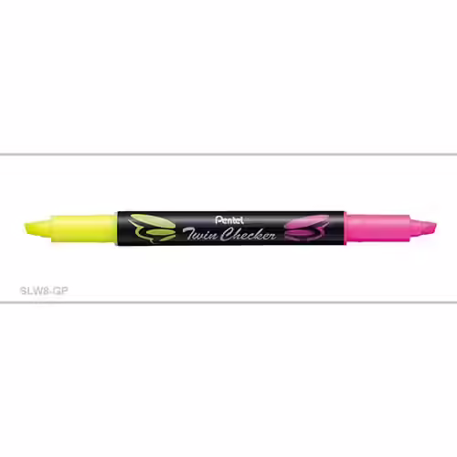 Pentel Twin Checker Dual-Tip Highlighter