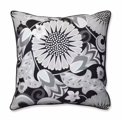 Pillow Perfect Sophia Graphite Floor Pillow