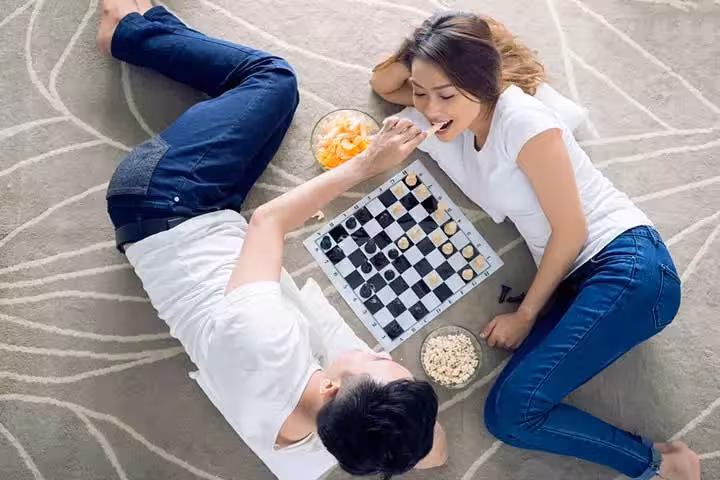 Plan a game night at home, date night idea Plan a game night at home, date night idea