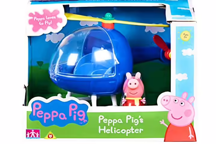 Planet Superheroes Peppa Pig's Helicopter Playset