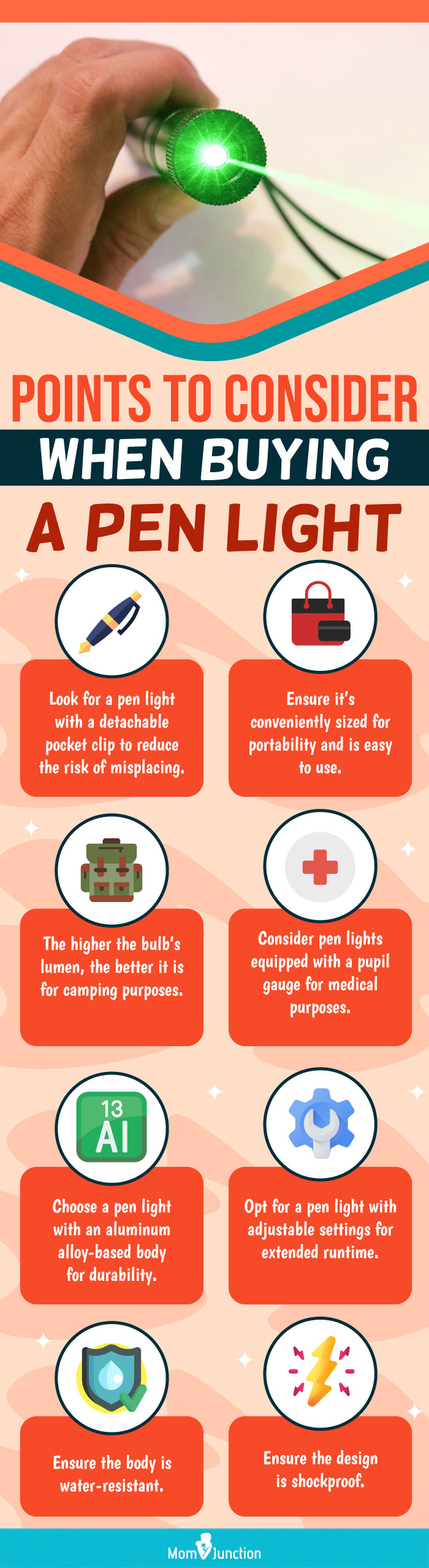 Points To Consider When Buying A Pen Light (Infographic)