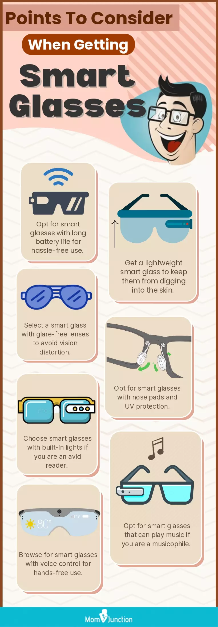 Points To Consider When Getting Smart Glasses (infographic)