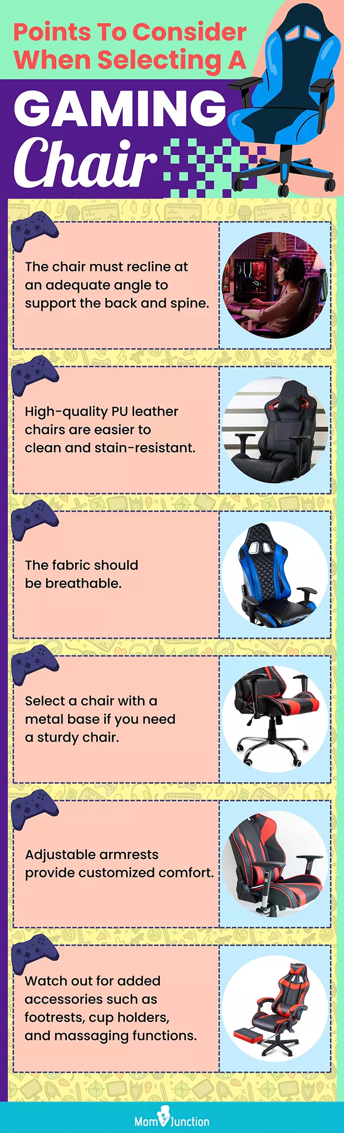 Points To Consider When Selecting A Gaming Chair