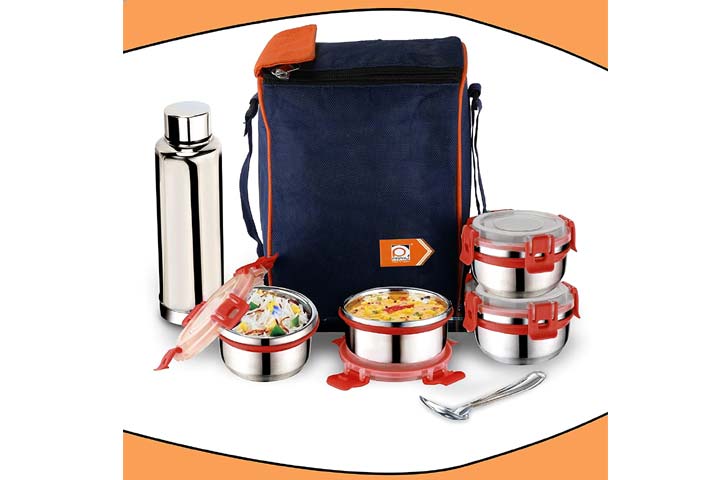 Priyaj Stainless Steel Lunch Box Set