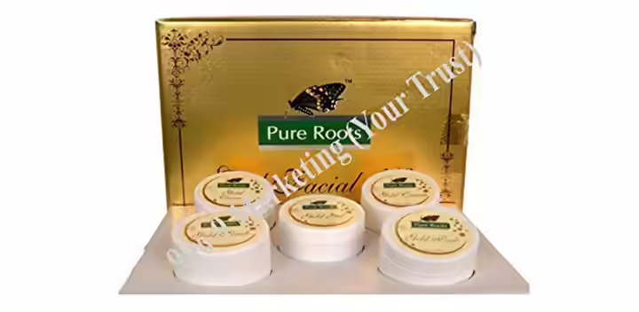 Pure Roots Gold Facial Kit