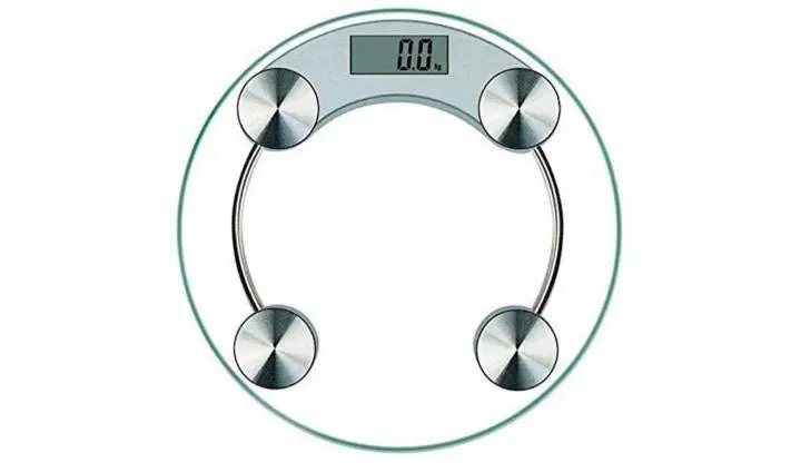 RTB Digital Round Thick Glass Weighing Scale