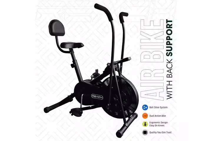 Reach AB-110 Air Bike Exercise Fitness Cycle