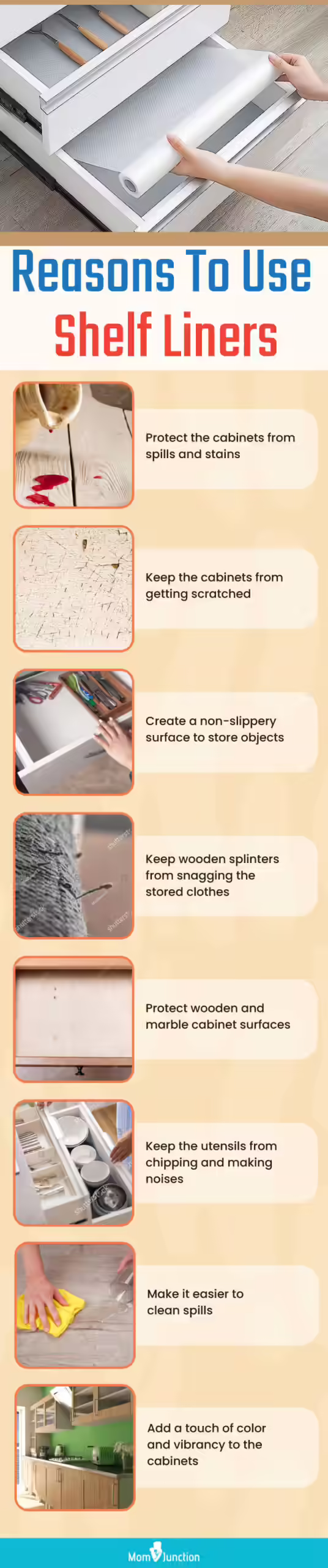 Reasons To Use Shelf Liners (infographic)