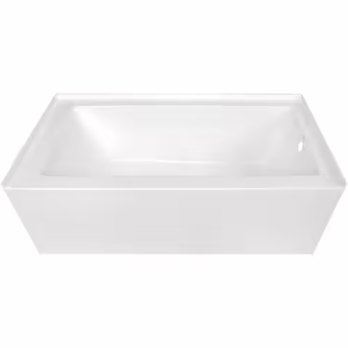 Best Stain-Resistant:Kingston Brass Alcove Bathtub