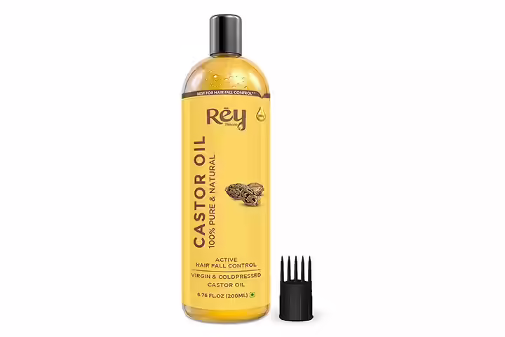 Rey Naturals Virgin And Cold-Pressed Castor Oil