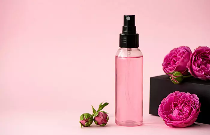 Rose Water Hair Spray For Silky Smooth Hair