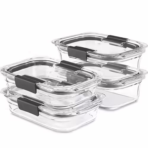 Rubbermaid Brilliance Glass Storage Containers