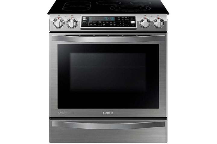 SAMSUNG NE58H9970WS Slide-In Induction Range, 30-Inch, Stainless Steel