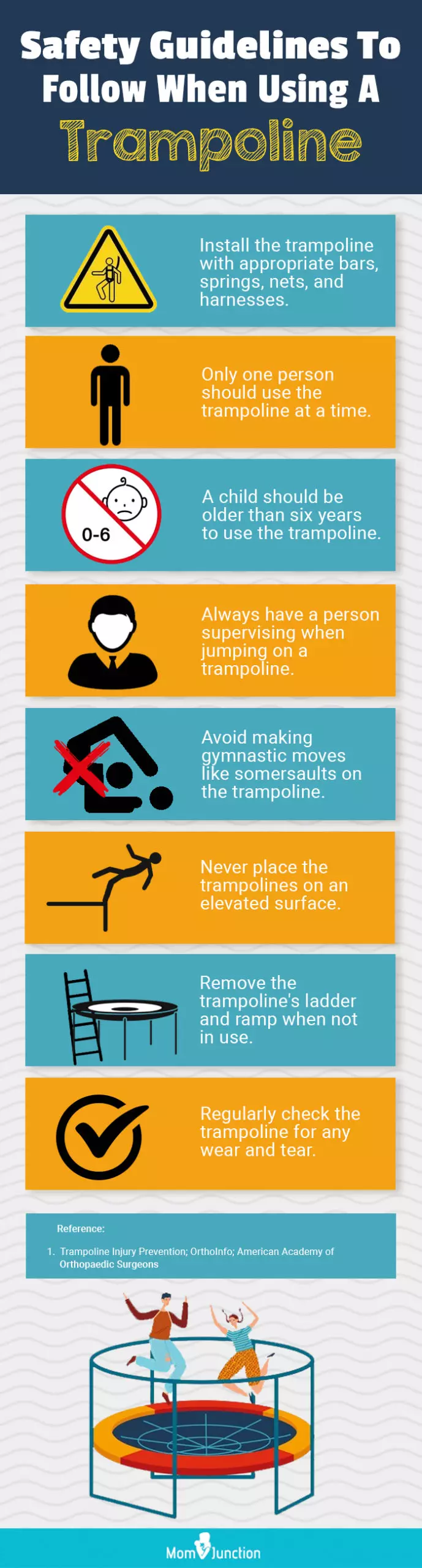 Safety Guidelines To Follow When Using A Trampoline