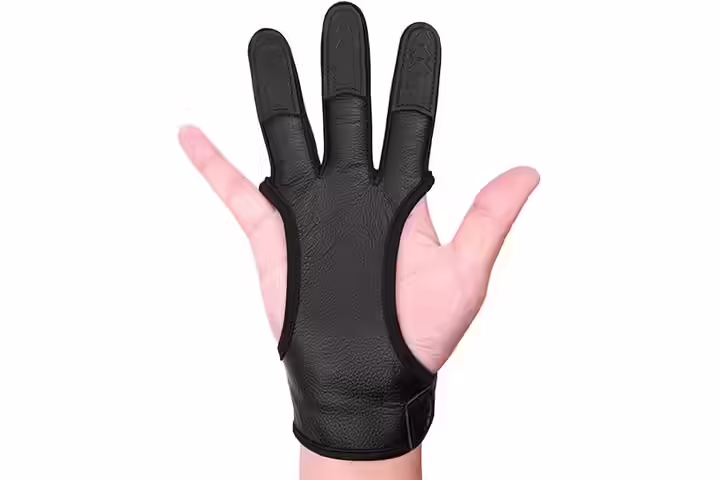 Seakcoik Genuine Leather Three Finger Archery Gloves&nbsp;